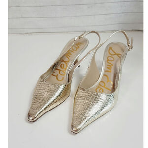 SAM EDELMAN Bianka Slingback Pump in Jute, sz 8.5